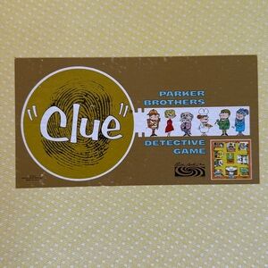 1960s Clue Detective Board Game - Parker Brothers